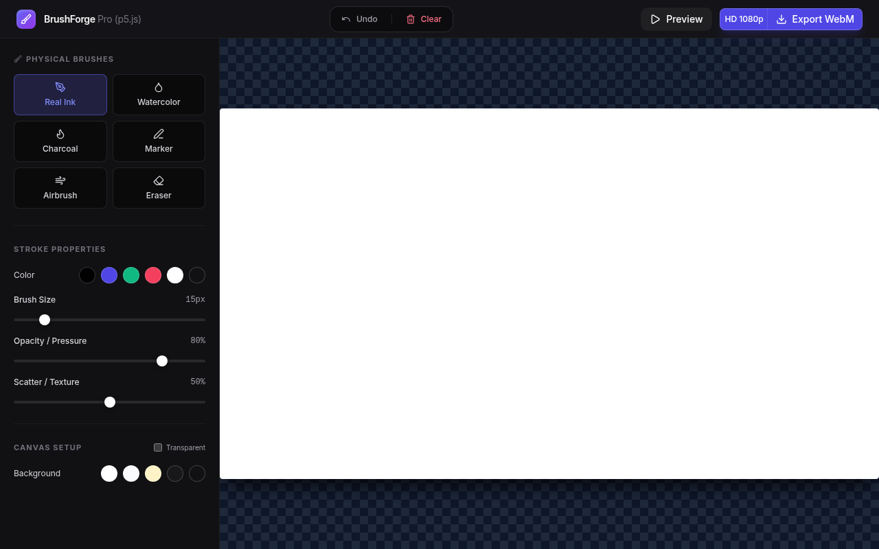 BrushForge Pro (P5 Js)